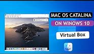 How To Install Mac OS Catalina on windows 10 in VirtualBox | MacOS in windows 10/11 #macos