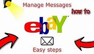 How To Manage eBay Messages