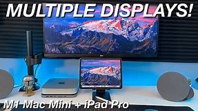 M1/M2 Mac Mini + iPad Pro - Dual Monitor Setup 👨‍💻