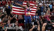 Noah Lyles THREEPEATS 200m for WORLD CHAMPIONSHIP DOUBLE, first since Usain Bolt | NBC Sports