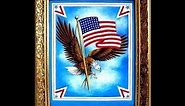American Flag patriotic art by Sofia Metal Queen