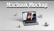Macbook Mockup Download In PSD File |English| |Photoshop Tutorial|