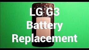 LG G3 Battery Replacement How To Change