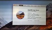 How to Install macOS High Sierra on an Unsupported Mac
