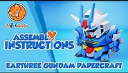 Earthree Gundam Papercraft | Assembly Instructions