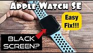 Black Screen on Apple Watch SE? Easy Fix!!