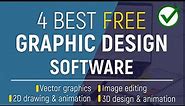 ✅ 4 Best Free Graphic Design Software for Beginners - 2024