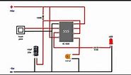 Touch sensor switching circuit using IC 555