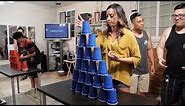 Stack Attack | Epic Team Cup Stacking! (Minute to Win It)