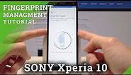 How to Add Fingerprint in SONY Xperia 10 - Set up Fingerprint Unlock