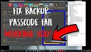 How to FIX iPhone 6s to X Backup Passcode fail. Error Mount Data 10% Backup Passcode #UnlockTool