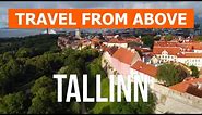 Tallinn from above | Drone video in 4k | Estonia, Tallinn city from the air
