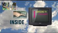 PARTS OF CRT TV | INSIDE A SAMSUNG TV | DUST CLEANING OF TV | COMPONENTS OF TV EASILY EXPLAINED | TV