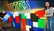 GIANT Tetris IRL Challenge!