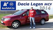 2014 Dacia Logan MCV : Fahrbericht der Probefahrt / Test / Review