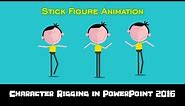 Character Rigging | Dancing Stick Figure Animation in PowerPoint Tutorial