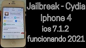 Jailbreak - Cydia Iphone 4 IOS 7.1.2 Funcionando 2021 (Tutorial de Instalación)
