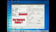 Huawei Enjoy 7 (SLA-TL10) FRP bypass with UMT
