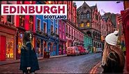 Edinburgh Scotland 🏴󠁧󠁢󠁳󠁣󠁴󠁿 December 2022 Walking Tour 4K HDR 60fps