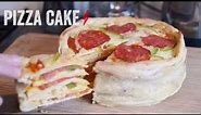 HOW TO MAKE A PIZZA CAKE