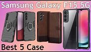 Samsung Galaxy F15 5G Back Cover Case Pouch Transparent Back Cover Leather Flip Cover - MMR Mobiles