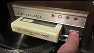 The 1965 Lear Jet 8 -Track Stereo Player, Model HSA-940 playing Mantovani