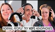 Normal People Try BUDGET HIFI Headphones!