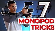 7 MONOPOD Tricks I ACTUALLY USE for Filmmaking