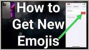 How To Get New Emojis On iPhone