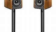 PERLESMITH Universal Floor Speaker Stands 28 Inch for Surround Sound, Klipsch, Sony, Edifier, Yamaha, Polk & Other Bookshelf Speakers Weight up to 22lbs - 1 Pair