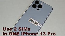 iPhone 13 Pro DUAL SIM Transformer 2 SIM Adapter SIMore Speed Xi Twin 13 Pro