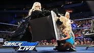 Charlotte Flair & Carmella sign contract for their match at Backlash: SmackDown LIVE, April 24, 2018