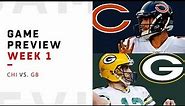 Chicago Bears vs. Green Bay Packers | Week 1 Game Preview | NFL Playbook