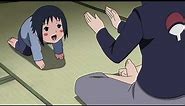 Sasuke baby wants to play with Itachi