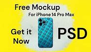 How To Use The Mockup iPhone 14 Pro Max Mobile Skin Mockup - Download Free Mockup