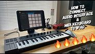 How to Connect an Audio Interface and Midi Keyboard to iPad