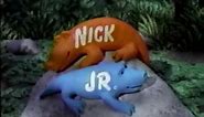 Nickelodeon (1998) Bumper - Lizards On Rock - Nick Jr
