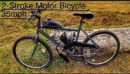 2-Stroke Bicycle 80cc Building A Motorcycle Engine Kit Install How To, Motor bicycle 66cc 48cc 50cc