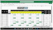 Create a Dividend Calendar Spreadsheet to Maximize Retirement Income with MarketXLS