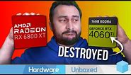 Radeon RX 6800 XT vs. GeForce RTX 4060 Ti 16G, 40+ Game Benchmark @ 1080p, 1440p & 4K