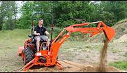 Kubota B2301 TLB (Tractor, Loader, Backhoe) - Review and Demonstration!