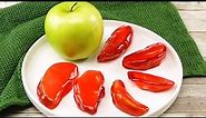 Candied apple slices: for a quick and fun snack to prepare!