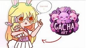 I installed gacha art to try it. and look what I found out 😱😭✨