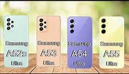 Samsung Galaxy A55 VS Galaxy A54 VS Galaxy A53 VS Galaxy A52s SPECS REVIEW