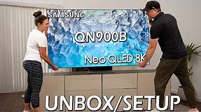 8k Samsung QN900B Neo QLED Smart TV - Unboxing/Setup
