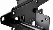 VIGRUE Gate Latch - Heavy Duty Self-Locking Automatic Gate Latch for Wooden Fence with Fasteners Hardware for Secure Pool, Yard, Garden, Black