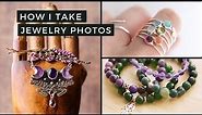 JEWELRY PHOTOGRAPHY at home. How to take jewelry photos for Instagram and Etsy!