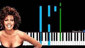 Whitney Houston - I Will Always Love You Piano Tutorial