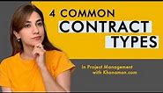 4 Common Contract Types in Project Management