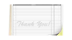 Custom 8.5" x 11" Carbonless NCR Books in 2-Part Duplicate Invoices, Receipts, Work Orders, Sales Orders, Purchase Orders, Estimates, Quote Forms with Your Company/Business Name (300 Sets)